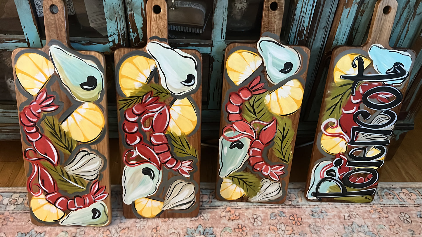 Personalized Seafood Charcuterie Board