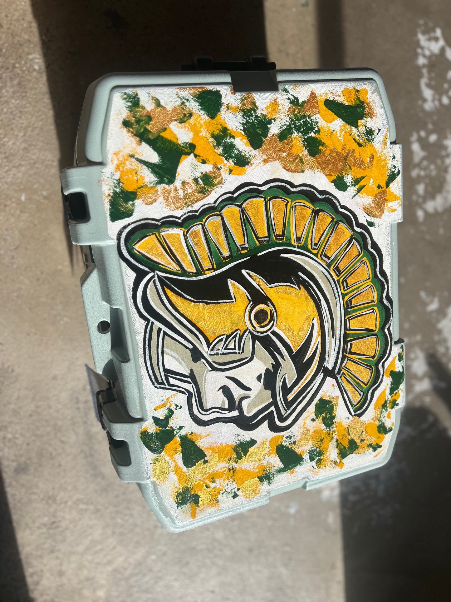 Hand Painted Ice Chest 50 qt igloo