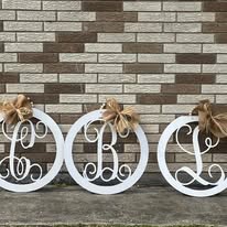 Single Monogram Door Hanger