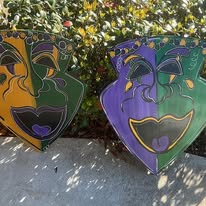comedy mardi gras door hangers