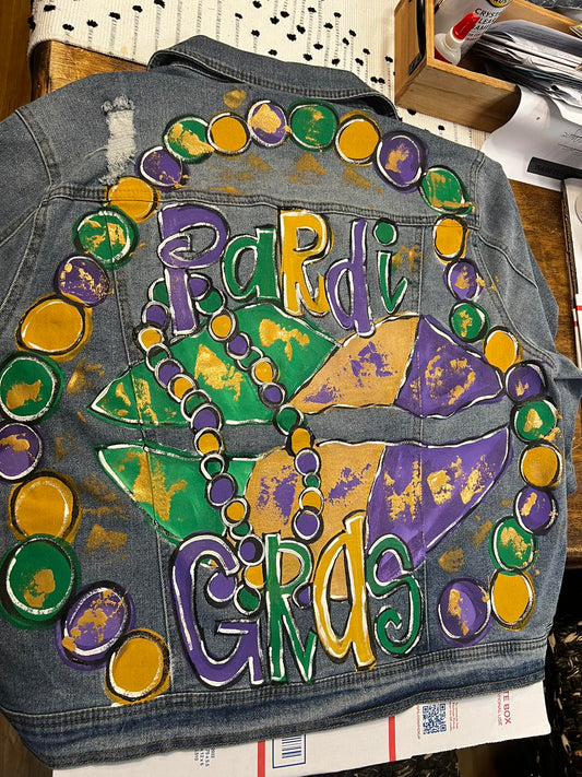 Hand Painted Blue Jean Jackets