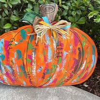 Pumpkin Door Hanger