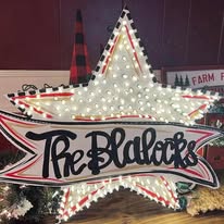 Lighted Star Tree Topper