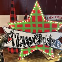 Merry Christmas Tree Topper
