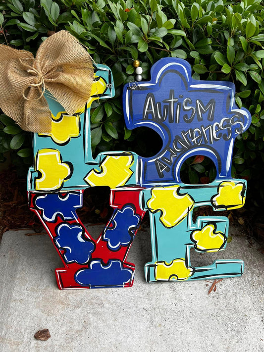 Autism Awareness Door Hanger