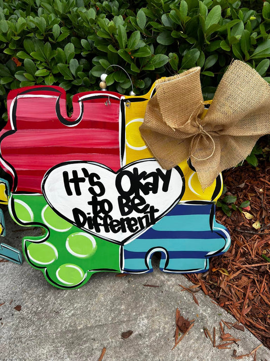 Autism Awareness Door Hanger