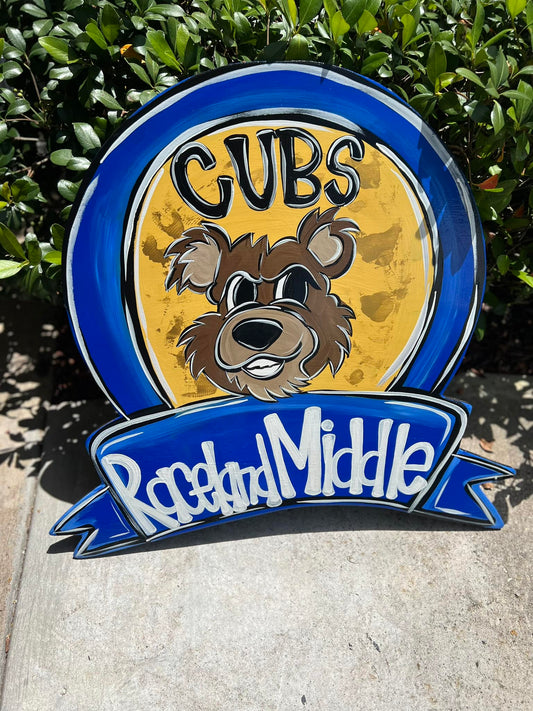 School Pride Yard Art
