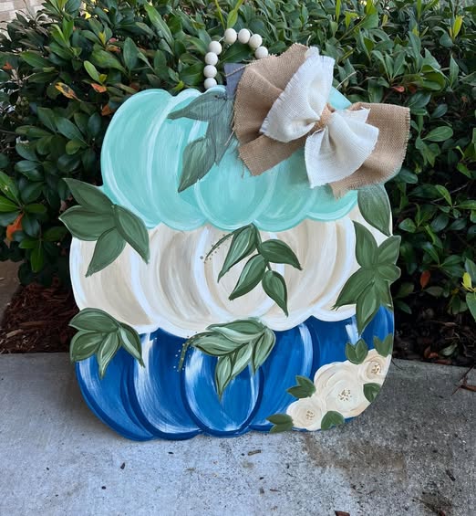 pumpkin tri stack door hanger
