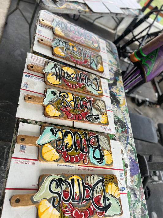 Personalized Seafood Charcuterie Board