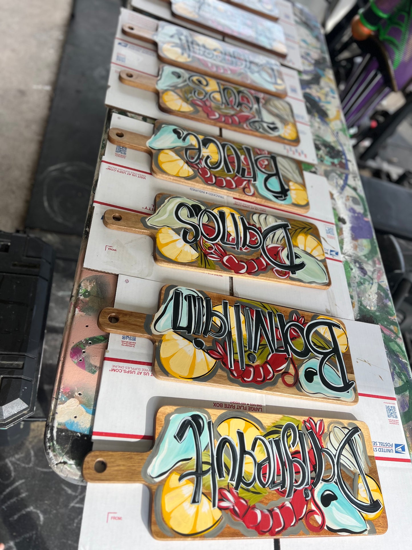 Personalized Seafood Charcuterie Board