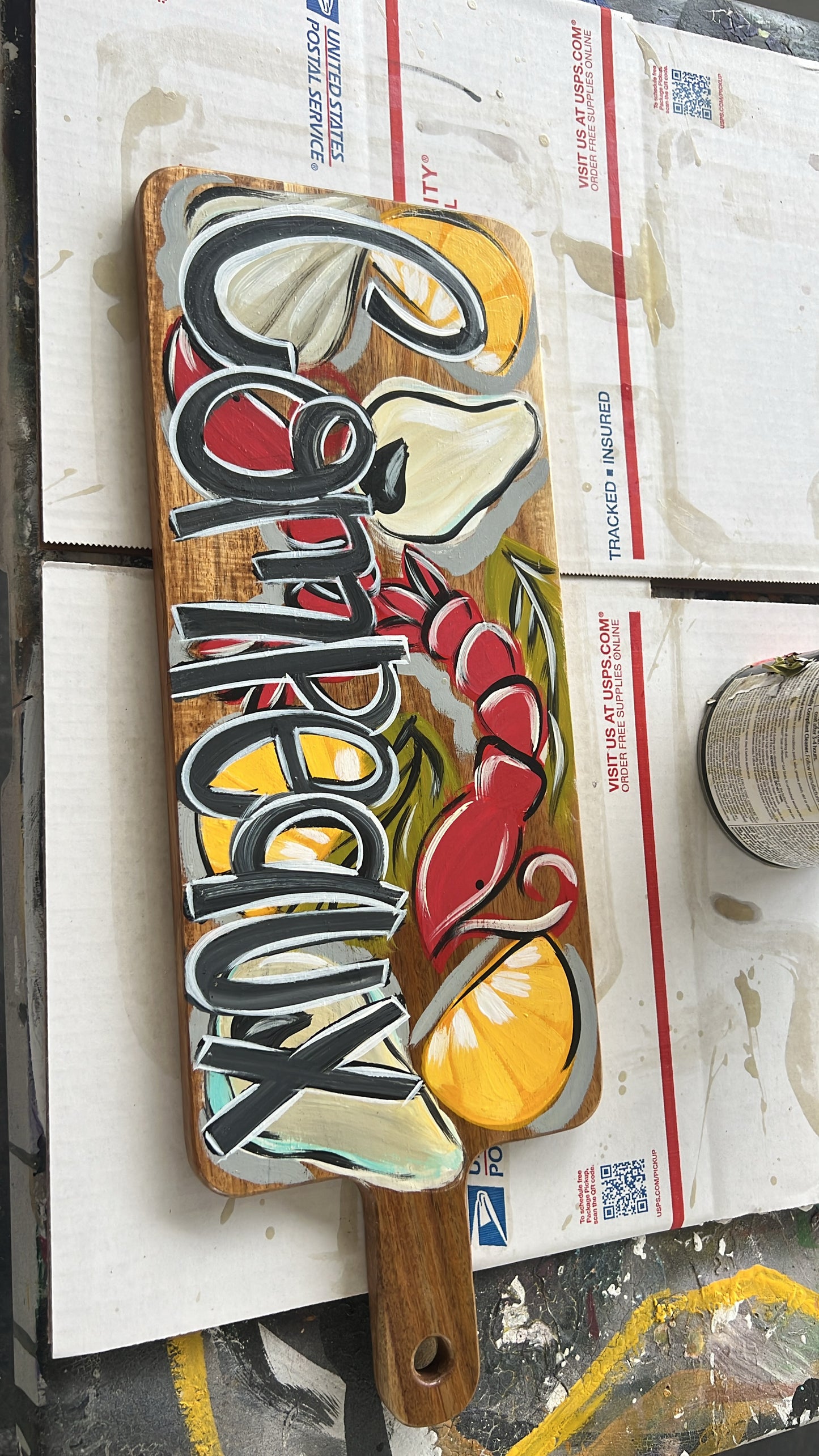 Personalized Seafood Charcuterie Board