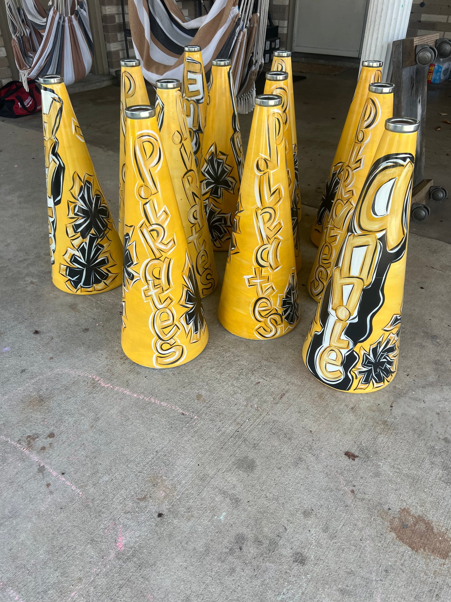 Hand Painted Megaphone